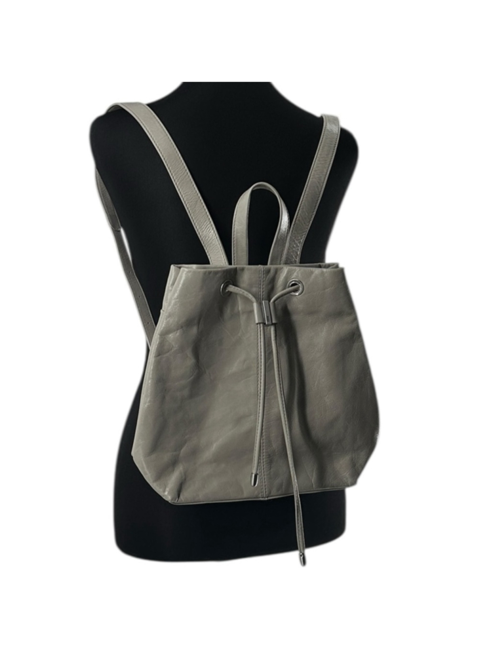 Hobo international Leather Backpack slim sling magnetic close bag boho travel